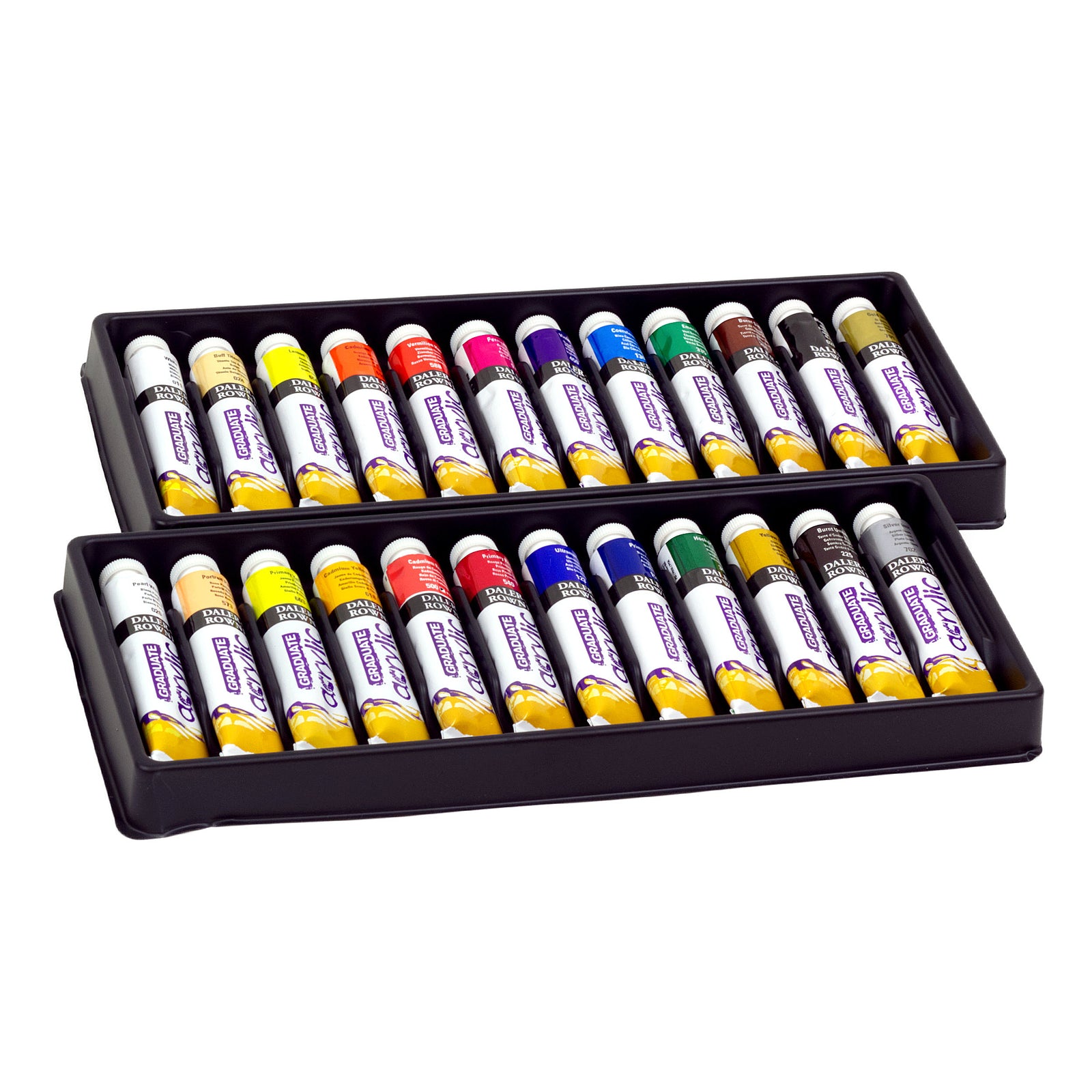 Set akrilnih barv DALER ROWNEY Graduate 24 x 22 ml