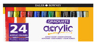 Set akrilnih barv DALER ROWNEY Graduate 24 x 22 ml