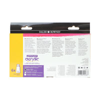 DALER ROWNEY D&R Graduate set kovinskih akrilnih barv 6 x 75 ml