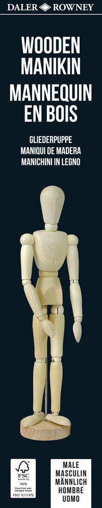 Leseni maneken fant DALER ROWNEY 30 cm
