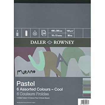 Papir za pastele DALER ROWNEY Murano Cool 40,6 x 30,5 cm, 160 g - 30 listov