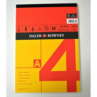 Skicirka DALER ROWNEY Red & Yellow A4, 150 g, 25 listov, lepljena