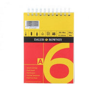 DALER ROWNEY D&R Red & Yellow skicirka A6 150 g 25L lepljena
