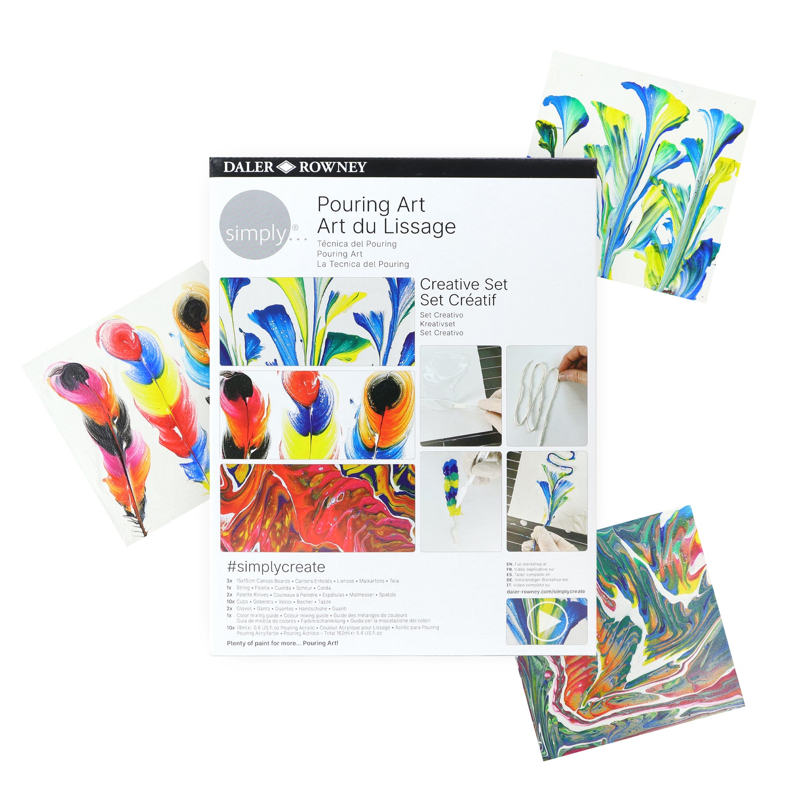 DALER ROWNEY D&R Simply popoln set za pouring