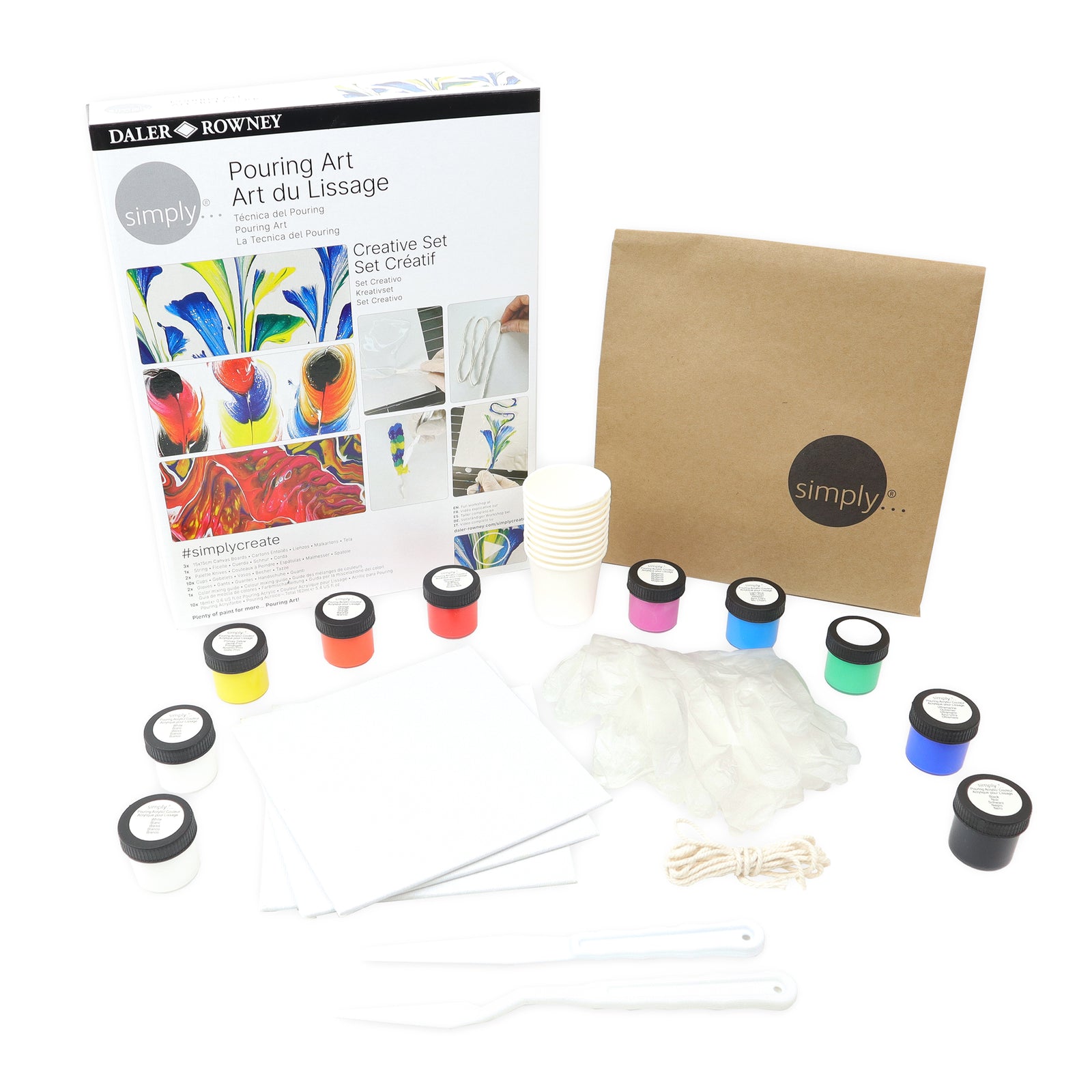 DALER ROWNEY D&R Simply popoln set za pouring