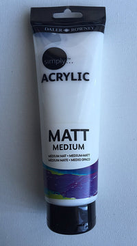 DALER ROWNEY Simply matni akrilni medij 250 ml
