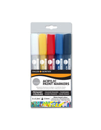 DALER ROWNEY Simply set akrilnih flomastrov 5 kos (2–3 mm)