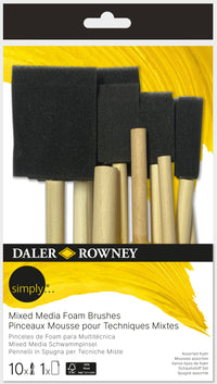 Daler-Rowney Simply komplet penastih aplikatorjev 10 kosov