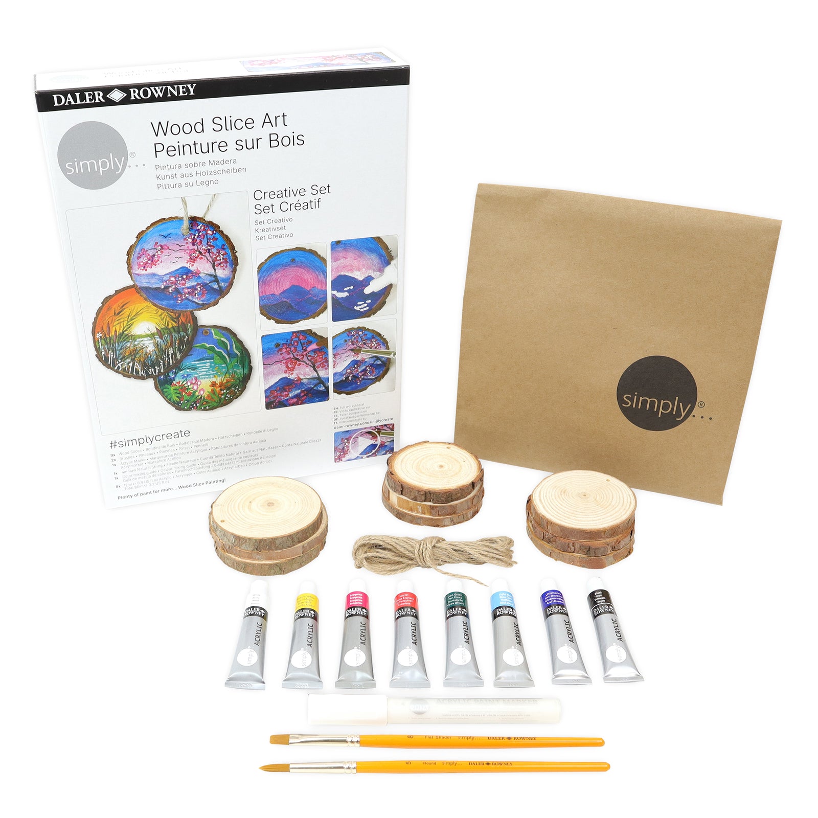 DALER ROWNEY Simply set za poslikavo lesa