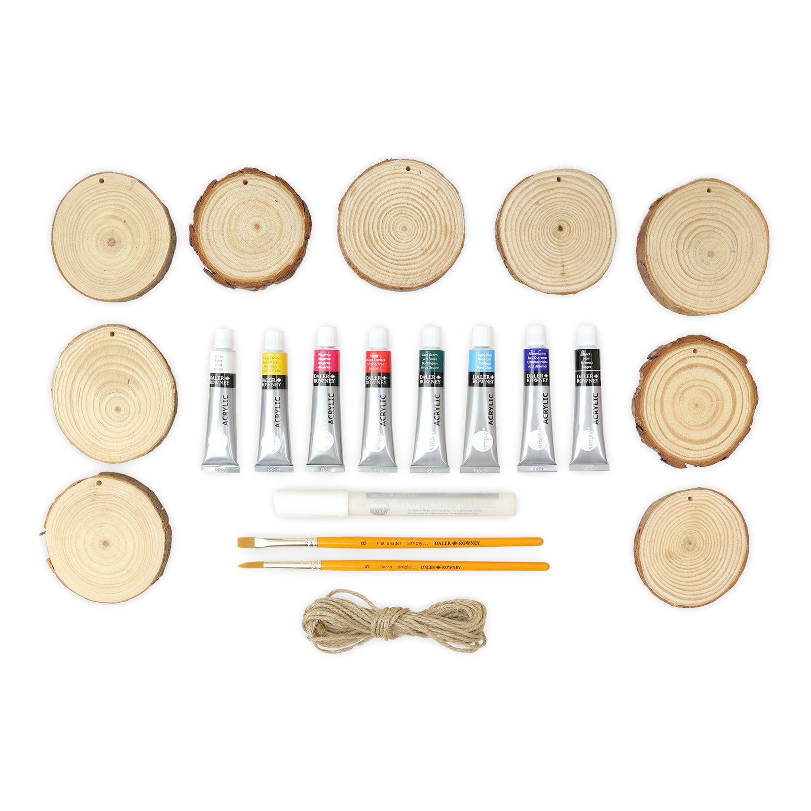 DALER ROWNEY Simply set za poslikavo lesa