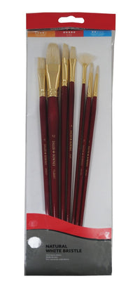 DALER ROWNEY Simply set čopičev za olje prašičja ščetina 7 kosov dolg ročaj