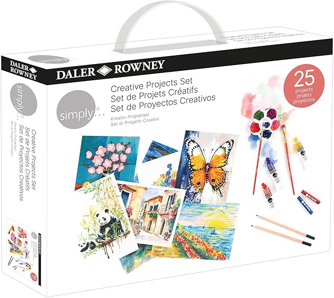 Umetniški set DALER ROWNEY Simply - 25 kosov