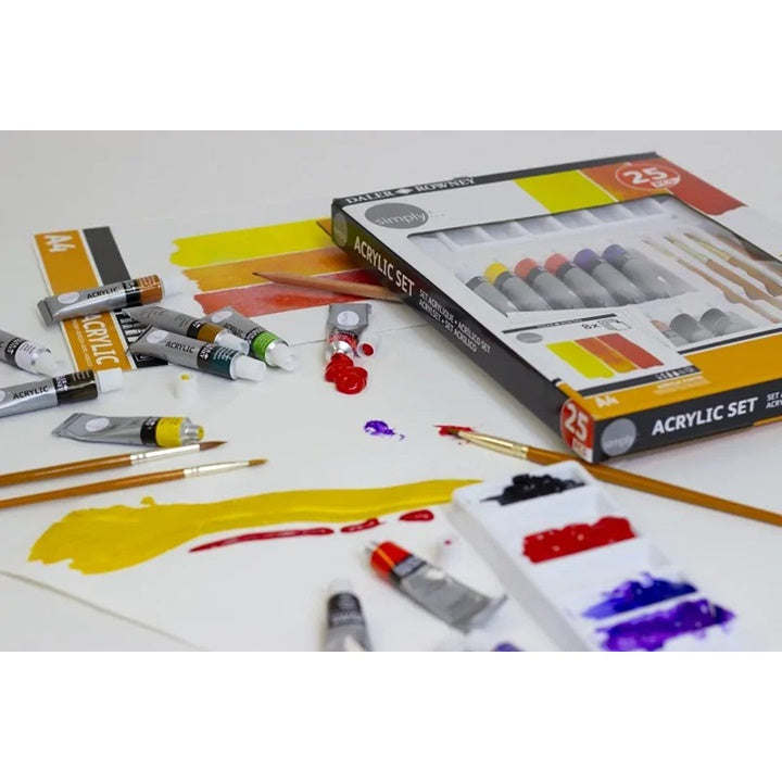 Daler Rowney Akrilni komplet z dodatki 25 kosov – pogled 3