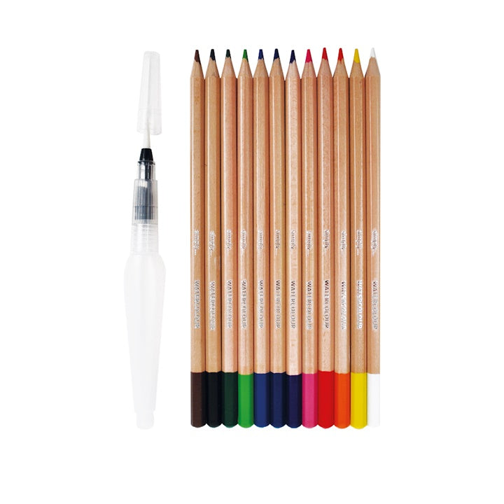 Daler Rowney Akvarelni svinčniki Set 12 svinčnikov z vodnim čopičem – pogled 3
