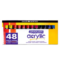DALER ROWNEY Graduate set akrilnih barv 48 x 22 ml