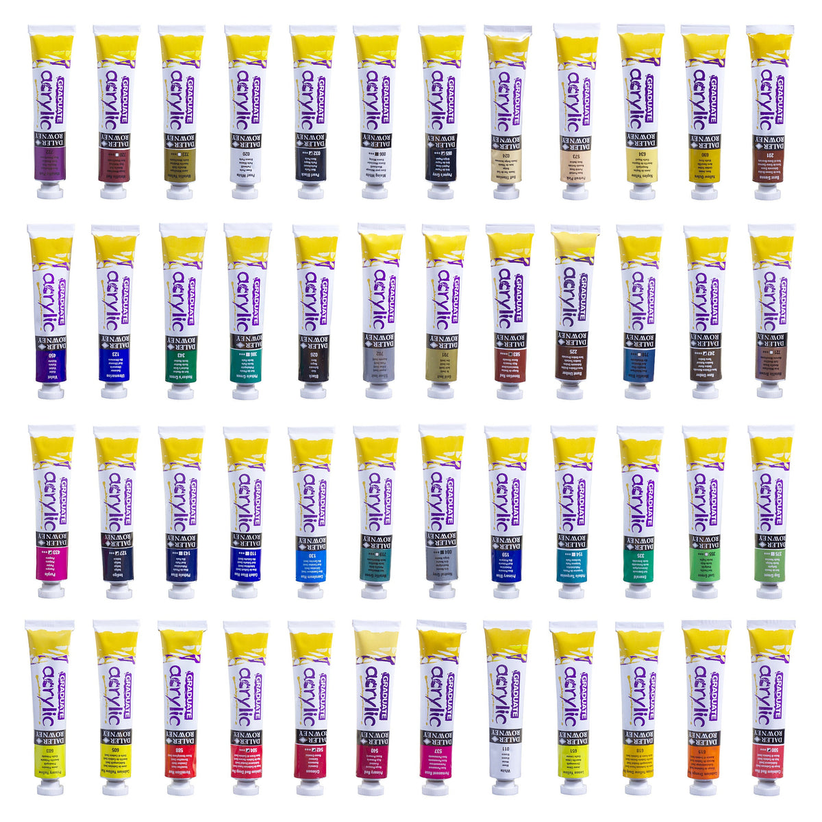 DALER ROWNEY Graduate set akrilnih barv 48 x 22 ml
