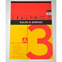 DALER ROWNEY Red & Yellow skicirni blok A3 150 g 25L lepljen