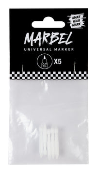 DARWI Marbel nadomestne konice 0,7 mm – 5 kosov