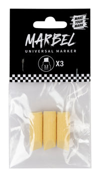 DARWI Marbel nadomestne konice 12 mm – 3 kos