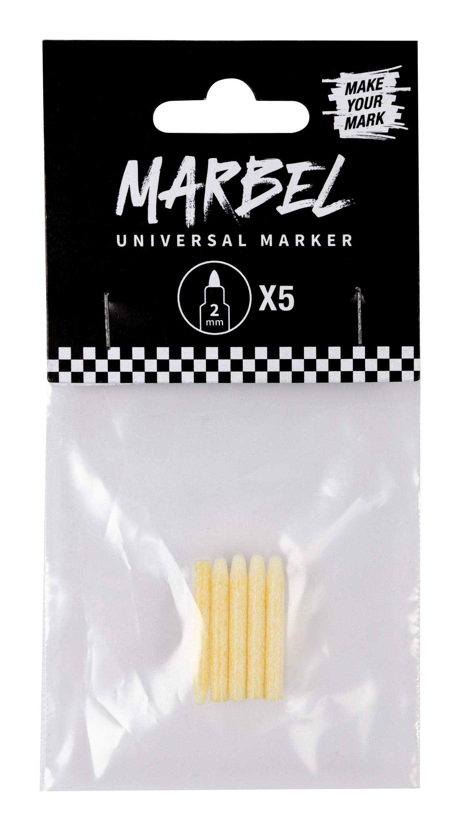 Nadomestne konice za flomastre DARWI Marbel 2 mm 5 kos