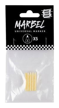 Nadomestne konice za flomastre DARWI Marbel 2 mm 5 kos