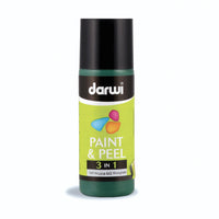 Barva za steklo, ki se odlepi DARWI Paint & Peel 3v1 80 ml – mahovno zelena