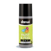 Barva za steklo, ki se odlepi DARWI Paint & Peel 3v1 80 ml – siva