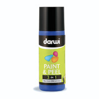 Barva za steklo, ki se odlepi DARWI Paint & Peel 3v1 80 ml – temno modra
