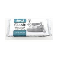 DARWI samoutrjevalna modelirna masa 500 g bela