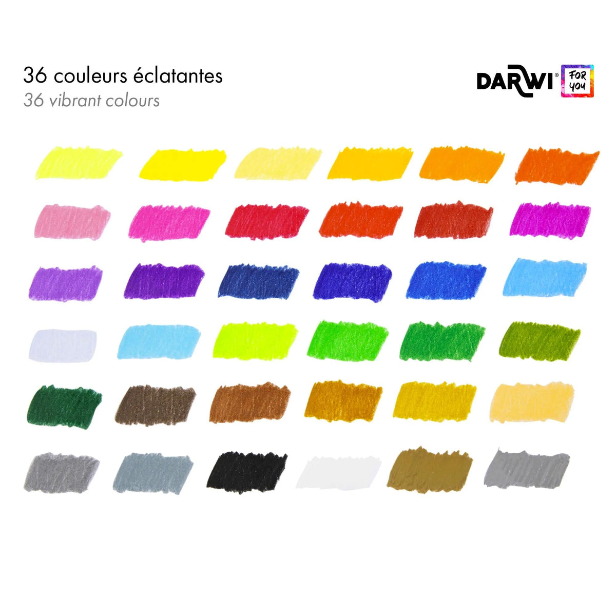 DARWI set barvic 36 kosov