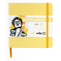 DARWI skicirni blok For You Yellow 14 x 14 cm, 140 g, 80 listov