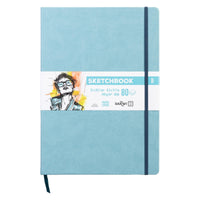 DARWI skicirni blok Soft Blue A4 140 g/m² 80 listov