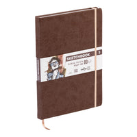 Skicirka DARWI Brown A4 140 g/m² 80 listov