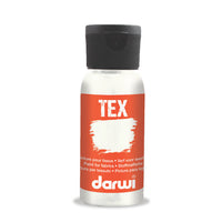DARWI TEX Barva za tkanine 50 ml – 010 bela