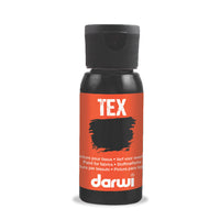 DARWI TEX Barva za tkanine 50 ml – 100 črna barva