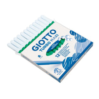 Debele pralne flomastri GIOTTO Turbo Maxi 5 mm – travnato zelena