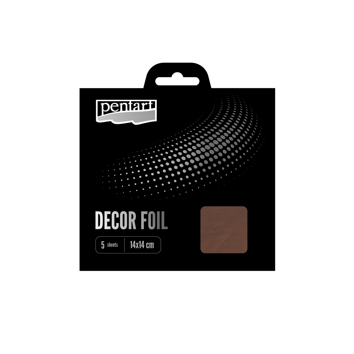 Decor foils metallic 14 x – bronasta cm