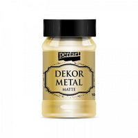 Dekorativna barva Pentart 100 ml kovinska mat – čokoladna