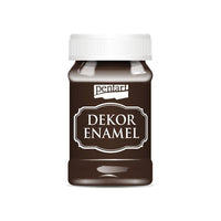 Dekorativni emajl Pentart 100 ml – rjava