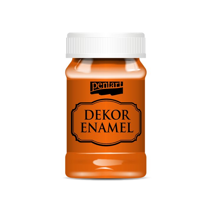 Dekorativni emajl Pentart 100 ml – oranžna