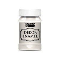 Dekorativni emajl Pentart 100 ml – kremno-bela