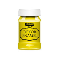 Dekorativni emajl Pentart 100 ml – rumena