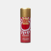 Dekorativna barva v spreju in lak MAIMERI Idea Spray 200 ml – Zlata z bleščicami