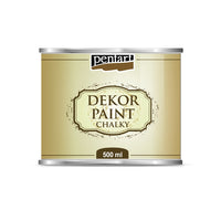 Dekorativna kredna barva Chalky Pentart 500 ml – bela