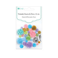Dekorativni dodatki Charm & Deco So Pastel - pakiranje 32 kom