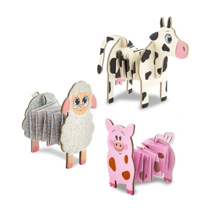 DIY Kmečka žival papirja Craft Set – pogled 3