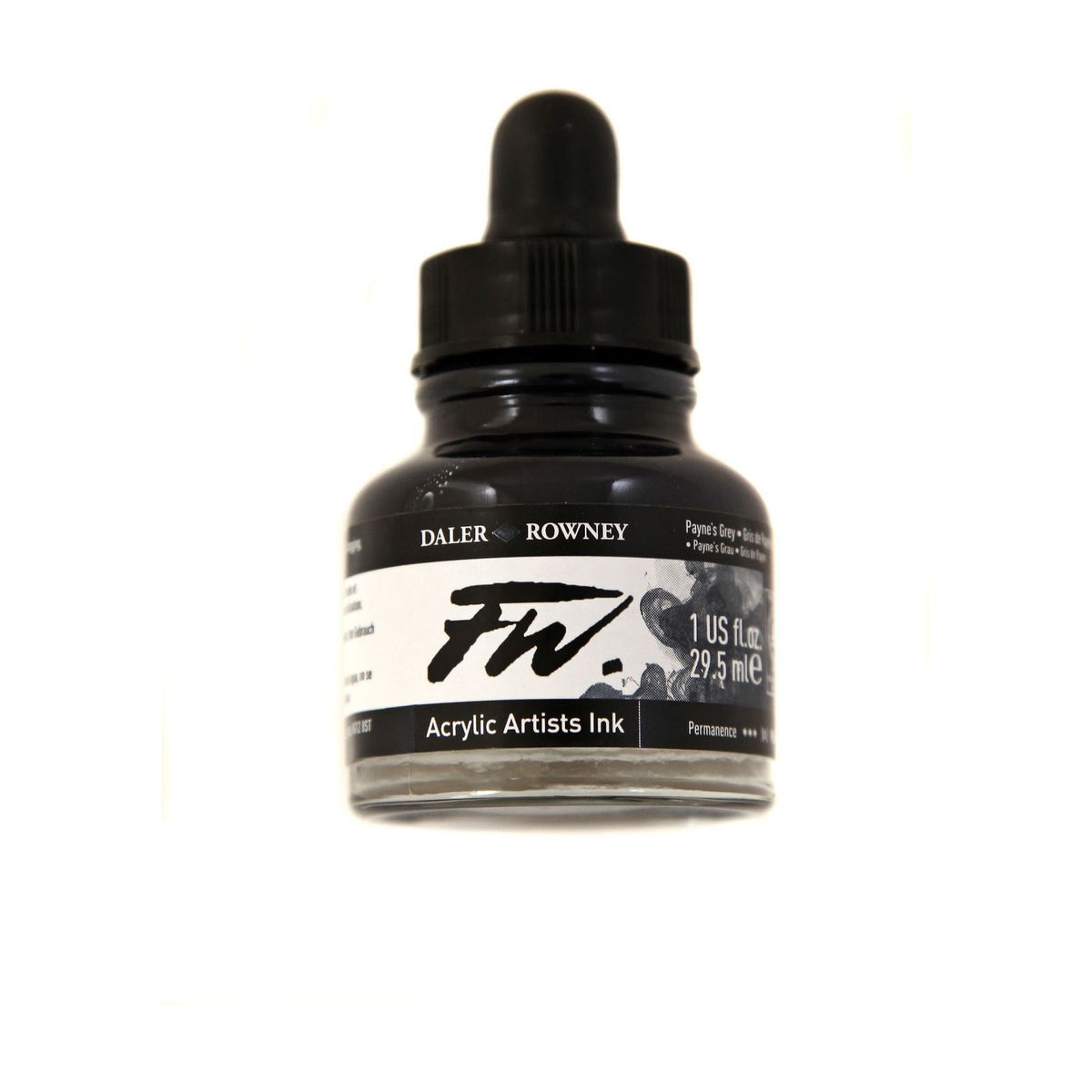 FW artist akrilni tuš 29.5 ml | izberite odtenek – Paynes Grey