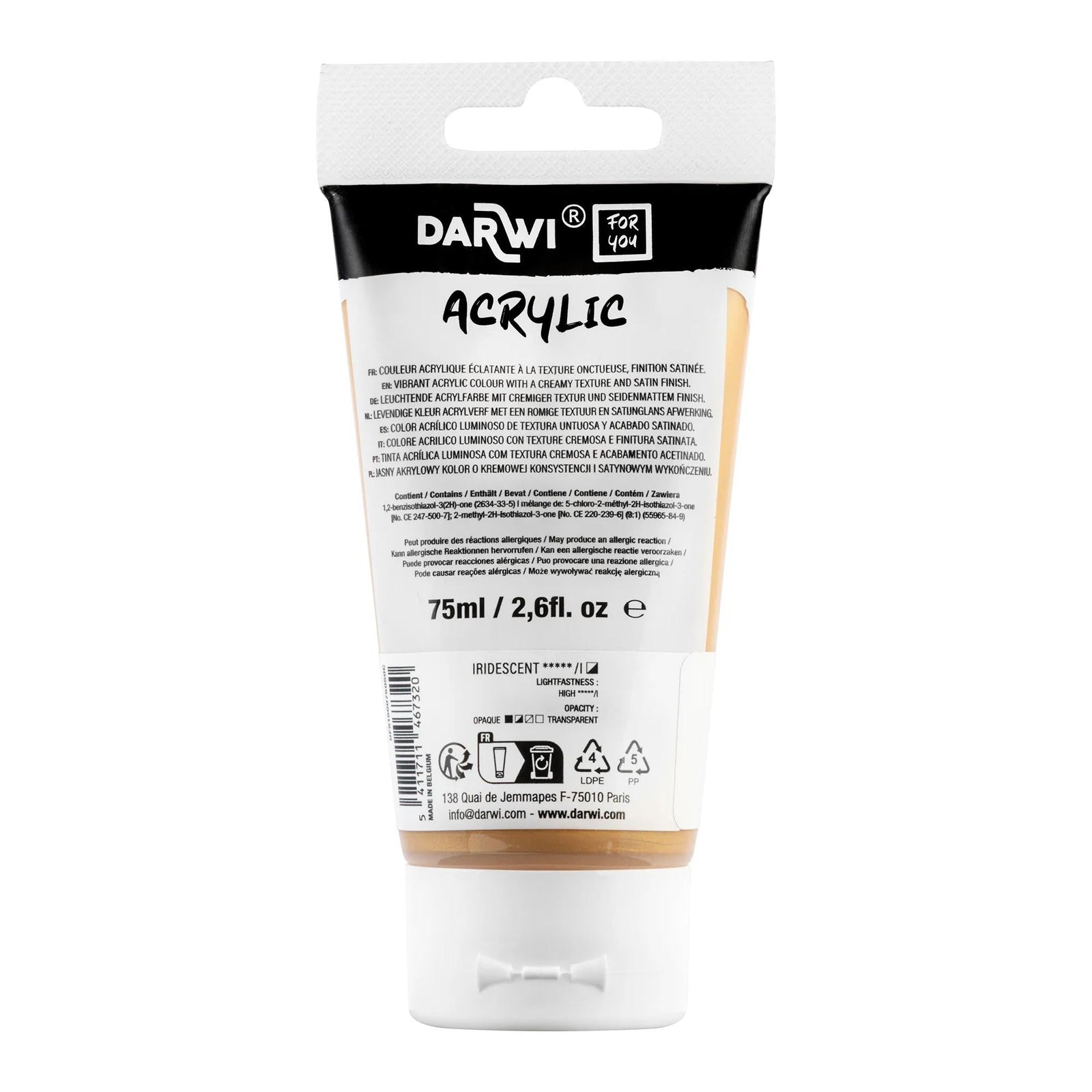Akrilna barva DARWI Acryl 75 ml