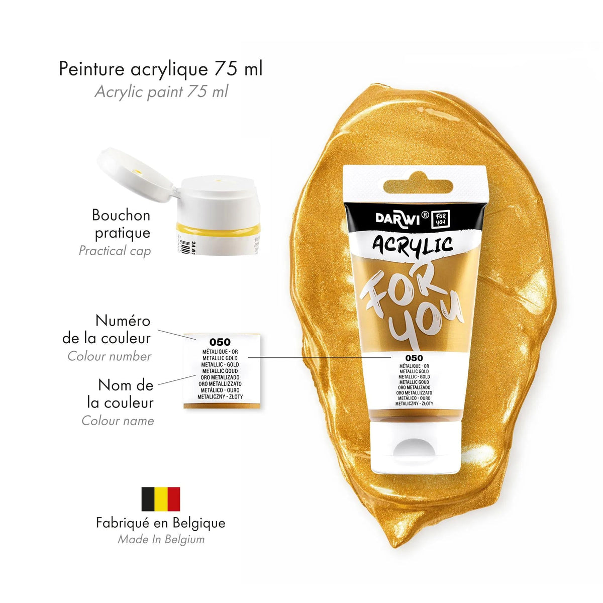 Akrilna barva DARWI Acryl 75 ml