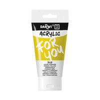 Akrilna barva DARWI Acryl 75 ml – Rumena